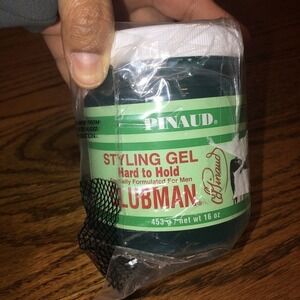 Pinaud‎ Clubman Styling Gel Hard To Hold 16 oz New Sealed